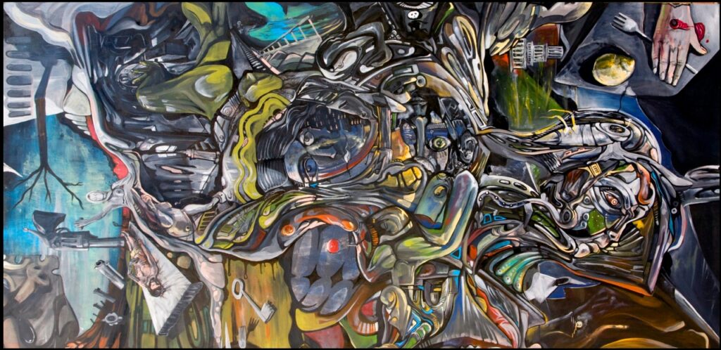 El Ácido de tu llorar 91x182cm